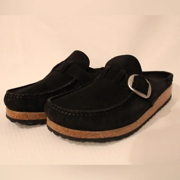 Birkenstock Black Buckley Clog Slip-on Moccasin Women's Size EU 41 / US 10 - Picture 6 of 11